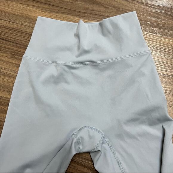 l's begin womens High waist cross cut out leggings blue sz small - Picture 7 of 7